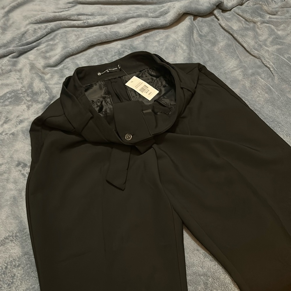 Black belted pants
